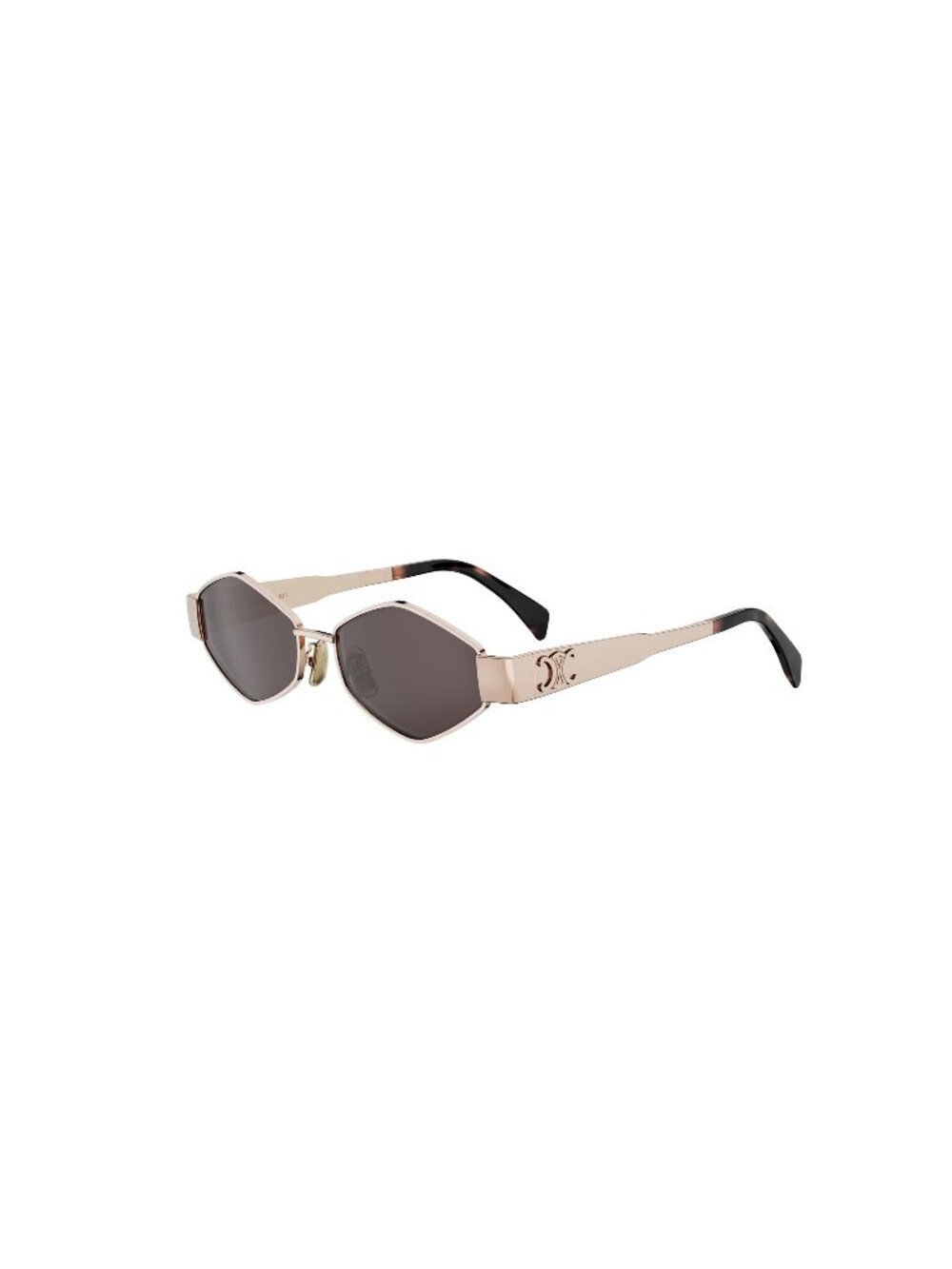 New CELINE Women's Sunglasses Metal Frame TRIOMPHE CL40254U 28A 54